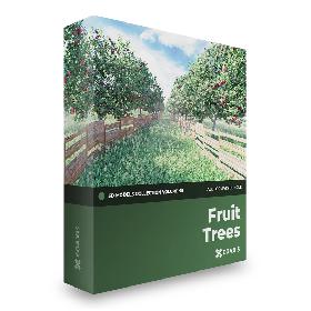 3D Fruit Trees 3D Models Collection  Volume 95